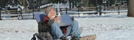 Washington Square Park: good for sun worshipping in all kinds of weather