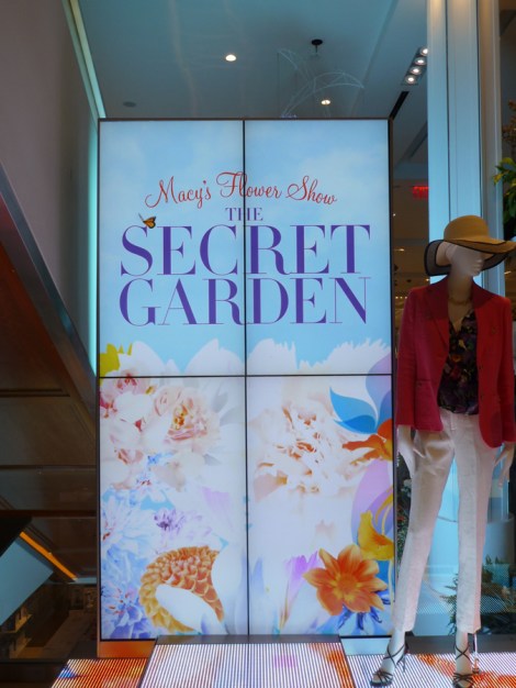 Macy’s Flower Show, LED wall, Secret Garden