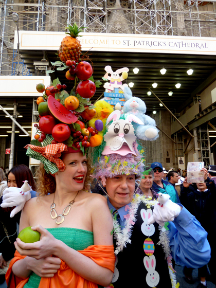 Easter Parade, Easter bonnet, New York, Fifth Avenue, fake fruit