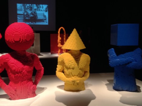 Lego, Nathan Sawaya, Discovery Center, Times Square, sphere, cube, pyramid