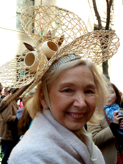 Easter Parade, Easter bonnet, New York, Fifth Avenue, straw hat, blond
