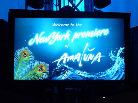 Cirque du Soleil, video screen, Amaluna