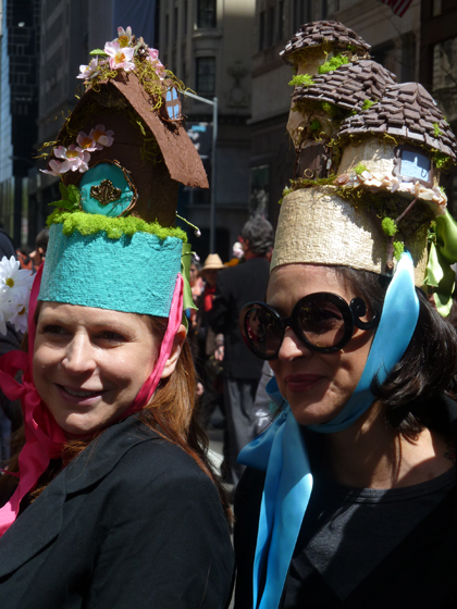 Easter Parade, Easter bonnet, New York, Fifth Avenue, gnome houses, fairy houses
