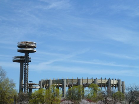 Flushing Meadows Corona Park, World’s Fair, 1964, 1939, New York State Pavilion, Philip Johnson, mosaic