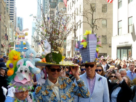 Easter Parade, Easter bonnet, New York, Fifth Avenue, towers, gay men