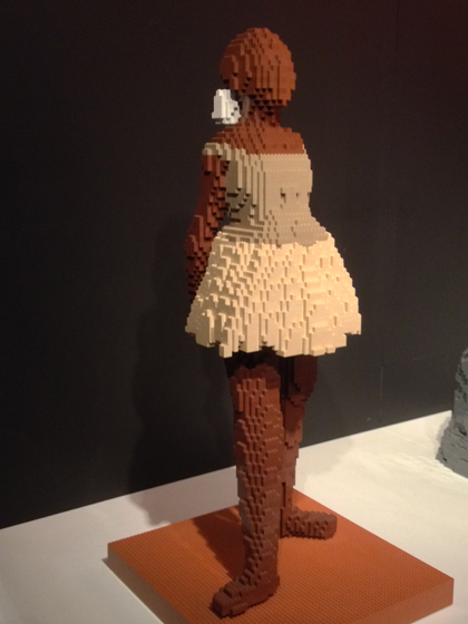 Lego, Nathan Sawaya, Discovery Center, Times Square, Edward Degas