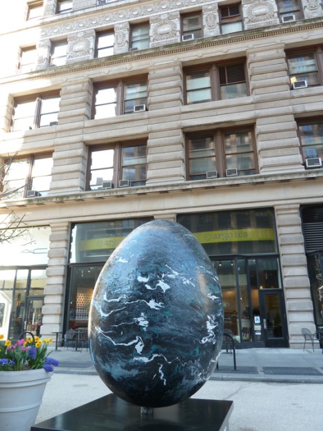 Fabergé egg hunt, marble, April, Easter egg, Flatiron building