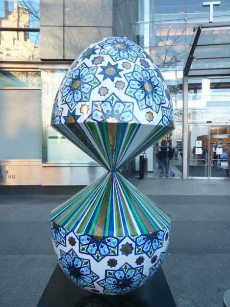 Fabergé egg hunt, Jewish, Star of David, April, Easter egg, Time Warner, Columbus Circle