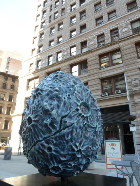 Fabergé egg hunt, reptile, gray, Flatiron building, April, Easter egg