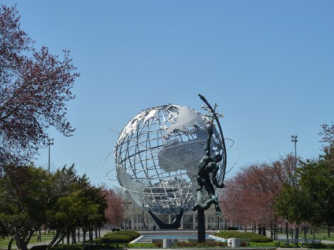 Flushing Meadows Corona Park, World’s Fair, 1964, 1939, Donald De Lue, The Rocket Thrower