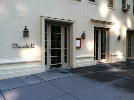 Claudette, French restaurant, Provençe, Dinner, Fifth Avenue, Greenwich Village