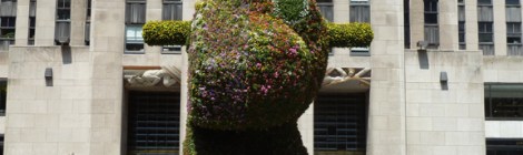 Jeff Koons, Rockefeller Plaza, Rockefeller Center, 30 Rock, Split-Rocker, Whitney Museum of American Art, Topiary