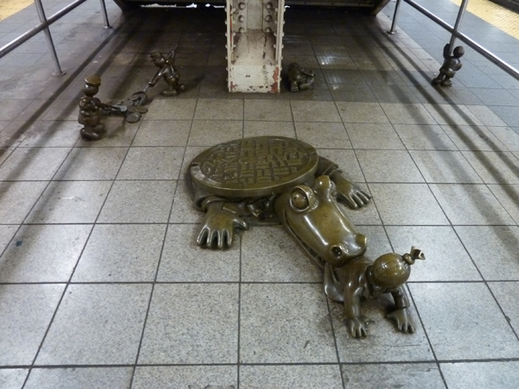 Walk About New York, Subway Art Tour, New York, Mosaics, #artsfortransit
