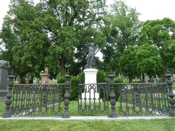 Green-Wood Cemetery, Brooklyn, Gay Graves, Gothic Gates, Richard Upjohn, Leonard Bernstein, Louis Moreau Gottschalk, Violet Oakley, Emma Stebbins, Fred Ebb, Hiking Tour, LGBT, National Historic Landmark, Gay, Graves, Paul Jabara,