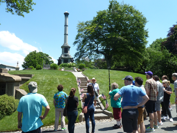 Green-Wood Cemetery, Brooklyn, Gay Graves, Gothic Gates, Richard Upjohn, Leonard Bernstein, Louis Moreau Gottschalk, Violet Oakley, Emma Stebbins, Fred Ebb, Hiking Tour, LGBT, National Historic Landmark, Gay, Graves, Paul Jabara,