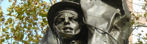 World War I, Armistice Day, Doughboy, Veterans Day, November 11th, Philip Martiny, the Great War, the War to End All War, Greenwich Village, Abingdon Square Park, Gold Star Moms, Alfred E. Smith, 1914