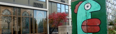 Berlin Wall, Battery Park City, Thierry Noir, 25th anniversary, East Germany, West Germany, 15th anniversary, Monsignor John J. Kowsky Plaza, New York City