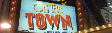 On the Town, Broadway Musical, Lyric Theater, Apollo Theater, Leonard Bernstein, Broadway Revival, Alfred Green, Betty Comden, Star Spangled Banner, New York New York