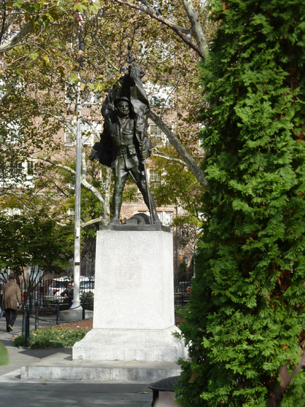 World War I, Armistice Day, Doughboy, Veterans Day, November 11th, Philip Martiny, the Great War, the War to End All War, Greenwich Village, Abingdon Square Park, Gold Star Moms, Alfred E. Smith, 1914