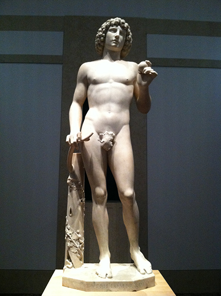 Adam, Metropolitan Museum of Art, MMA, Tullio Lombardo, Marble, Sculpture, Apple, Fall, Rise, Renaissance, Venice, Sculptor, Venetian, doge, Antiquity, Rome, Greece