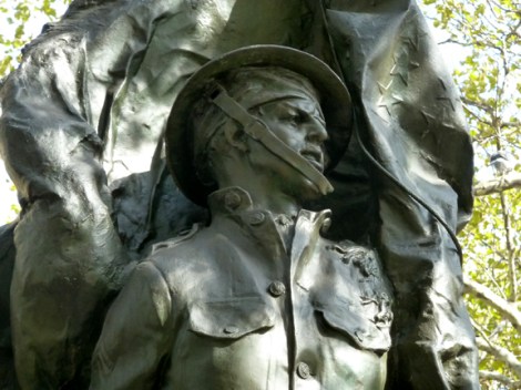 World War I, Armistice Day, Doughboy, Veterans Day, November 11th, Philip Martiny, the Great War, the War to End All War, Greenwich Village, Abingdon Square Park, Gold Star Moms, Alfred E. Smith, 1914