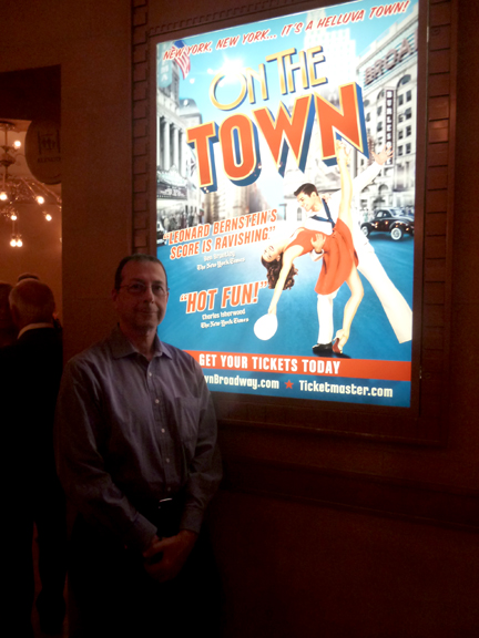 On the Town, Broadway Musical, Lyric Theater, Apollo Theater, Leonard Bernstein, Broadway Revival, Alfred Green, Betty Comden, Star Spangled Banner, New York New York