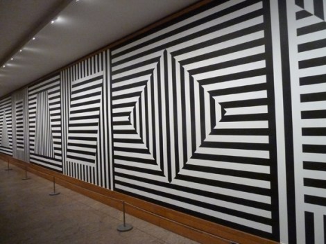 Sol LeWitt, Metropolitan Museum of Art, MMA, wall drawing, Black and White, Op Art, Conceptual Art, Modern Art, Metropolitan Transportation Authority, Geometric