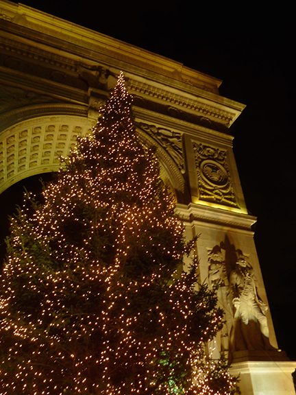 Christmas Tree, Greenwich Village, Washington Square Park, Washington Arch, Rockefeller Center, Tree Lighting Ceremony, Christmas Tree Tradition