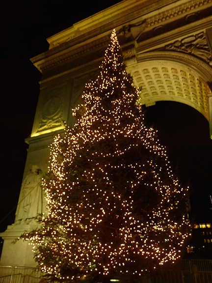 Christmas Tree, Greenwich Village, Washington Square Park, Washington Arch, Rockefeller Center, Tree Lighting Ceremony, Christmas Tree Tradition