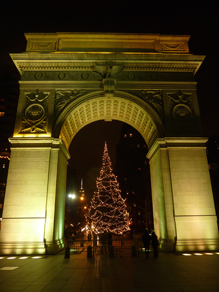 Christmas Tree, Greenwich Village, Washington Square Park, Washington Arch, Rockefeller Center, Tree Lighting Ceremony, Christmas Tree Tradition