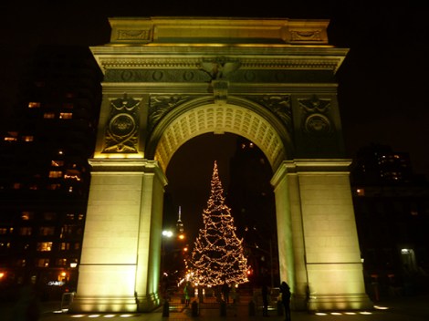 Christmas Tree, Greenwich Village, Washington Square Park, Washington Arch, Rockefeller Center, Tree Lighting Ceremony, Christmas Tree Tradition