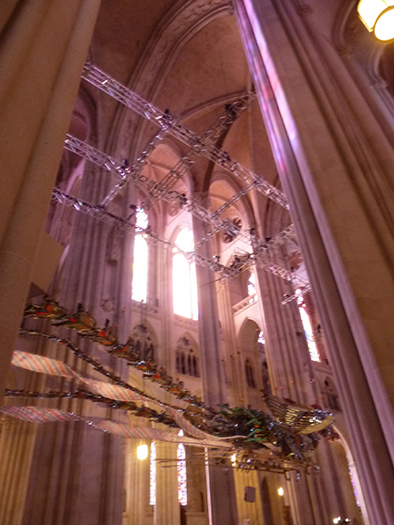 Xu Bing, St. John the Divine, Phoenix, Feng, Huang, Cathedral, China, New York, Birds, Nave, Gothic Revival, Junk, Art