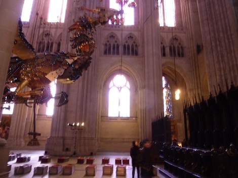 Xu Bing, St. John the Divine, Phoenix, Feng, Huang, Cathedral, China, New York, Birds, Nave, Gothic Revival, Junk, Art