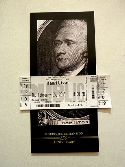 Alexander Hamilton, Aaron Burr, rap, Public Theater, George Washington, Thomas Jefferson, Eliza Hamilton, Broadway, Off-Broadway, Morris-Jumel Mansion, Lin-Manuel Miranda, Tony Award, Grammy Award, Duel, New York