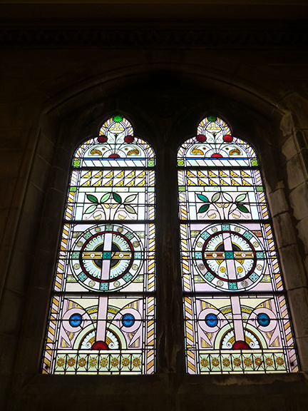 Jefferson Market Library, Library, Greenwich Village, Jefferson Market Courthouse, Courthouse, Stained Glass Window, Stained Glass, Victorian Gothic, handmaiden of architecture, New York Public Library, New York,
