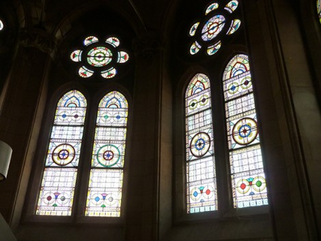 Jefferson Market Library, Library, Greenwich Village, Jefferson Market Courthouse, Courthouse, Stained Glass Window, Stained Glass, Victorian Gothic, handmaiden of architecture, New York Public Library, New York,