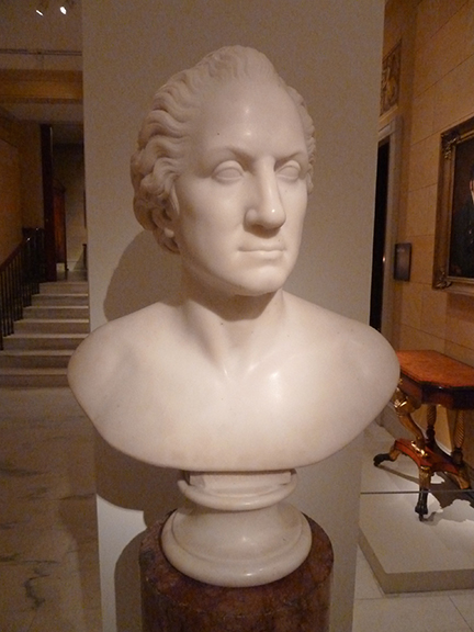 George Washington, Metropolitan Museum of Art, Horatio Greenough, Sculptor, Sculpture, Marble, Bust, 19th-century, America, Jean-Antoine Houdon