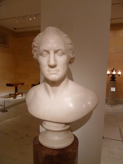 George Washington, Metropolitan Museum of Art, Horatio Greenough, Sculptor, Sculpture, Marble, Bust, 19th-century, America, Jean-Antoine Houdon