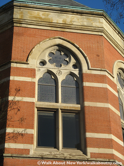 Jefferson Market Library, New York, Greenwich Village, Third Judicial District Courthouse, Calvert Vaux, Victorian Gothic, Henry Thaw, Murder Trial, Stanford White, Evelyn Nesbit, Ada Louise Huxtable, clock tower