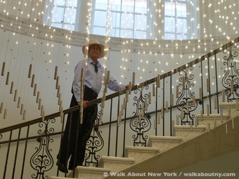 Museum of the City of New York, Starlight, Hanging Grid 2, New York City, Fifth Avenue, Light, sculpture, LED,