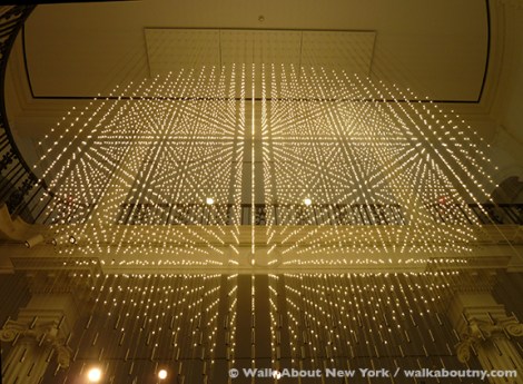 Museum of the City of New York, Starlight, Hanging Grid 2, New York City, Fifth Avenue, Light, sculpture, LED,