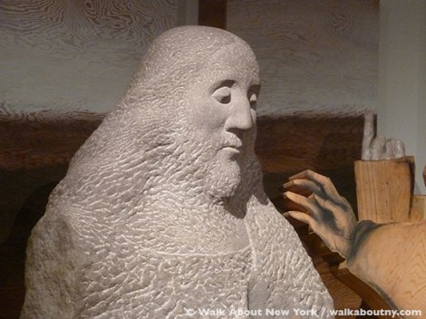 Maria Sol Escobar, Self–Portrait Looking at The Last Supper, Metropolitan Museum of Art, Leonardo da Vinci, Last Supper,Marisol