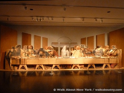 Maria Sol Escobar, Self–Portrait Looking at The Last Supper, Metropolitan Museum of Art, Leonardo da Vinci, Last Supper,
