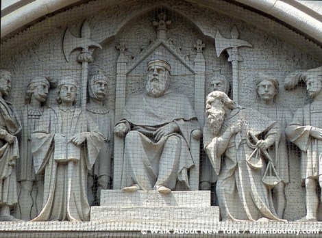 Greenwich Village, Jefferson Market Library, Jefferson Market Courthouse, Third Judicial District Courthouse, Greenwich Village Walking Tour, William Shakespeare, The Merchant of Venice, Shylock, Portia, Antonio, Walk About New York, The Village