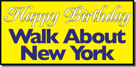 Walk About New York, Birthday, April 1, First Anniversary, Gay Village Walking Tour,