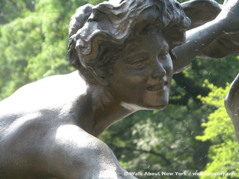 Central Park, Conservatory Garden, Samuel Untermyer, Yonkers, Untermyer Gardens, Untermyer Fountain, Three Dancing Maidens, Hitler, Bronze, Sculpture