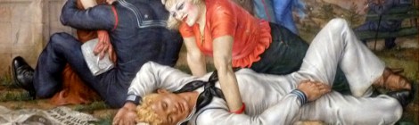 Paul Cadmus, Malcolm Forbes, Whitney, Whitney Museum of American Art, Meat Packing District, Gay Village Walking Tour, Sailors and Floozies, American Art, Homoerotic Art, Riverside Park, Manhattan, Gay Art