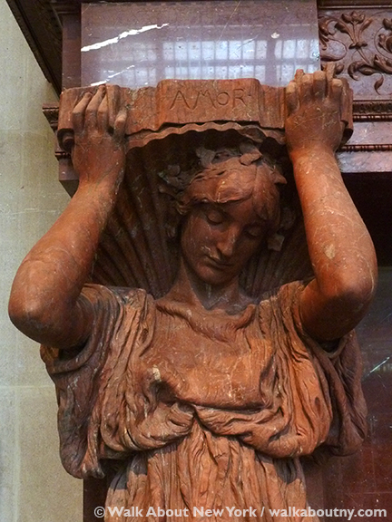 Cornelius Vanderbilt II, Alice Vanderbilt, Karl Bitter, 1 West 57th Street, Mansion, Sherry Netherland Hotel, Central Park, Conservatory Garden, Gate, Fireplace, Augustus St. Gaudens, John LaFarge, Gertrude Vanderbilt Whitney, Anderson Cooper, Vanderbilt Mansion, Fifth Avenue, New York City, Walk About New York, Walking Tour, Guided Walking Tour, Sculpture