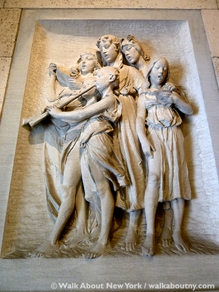 Cornelius Vanderbilt II, Alice Vanderbilt, Karl Bitter, 1 West 57th Street, Mansion, Sherry Netherland Hotel, Central Park, Conservatory Garden, Gate, Fireplace, Augustus St. Gaudens, John LaFarge, Gertrude Vanderbilt Whitney, Anderson Cooper, Vanderbilt Mansion, Fifth Avenue, New York City, Walk About New York, Walking Tour, Guided Walking Tour, Sculpture