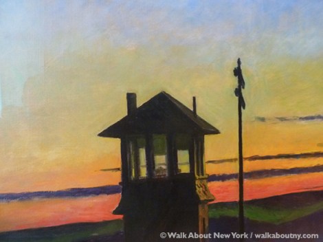 Whitney Museum of American Art, Edward Hopper, Josephine Hopper, Art, Railroad Sunset, Seven A.M., Early Sunday Morning, Painting